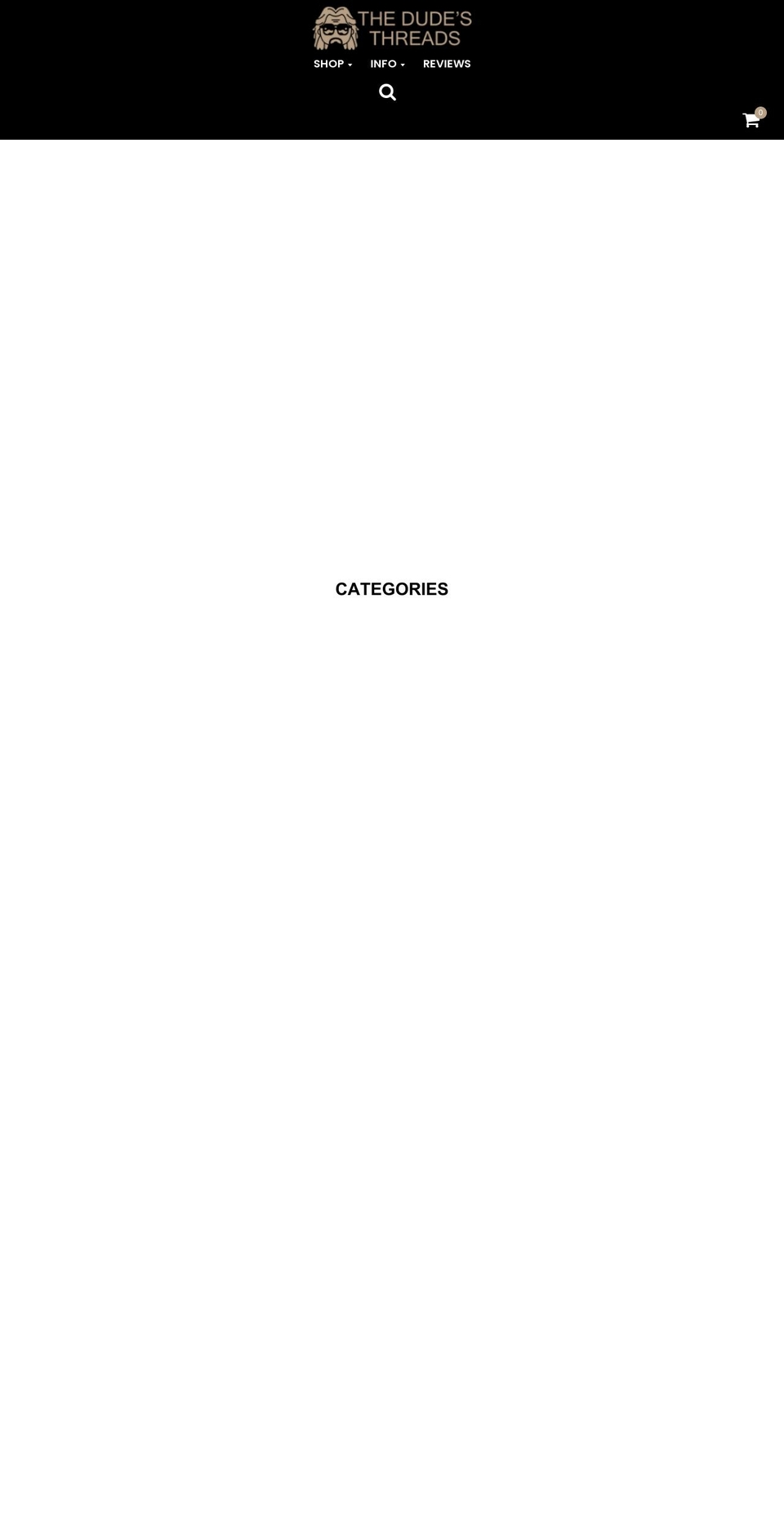thedudesdesigns.com — Shopify storefront screenshot