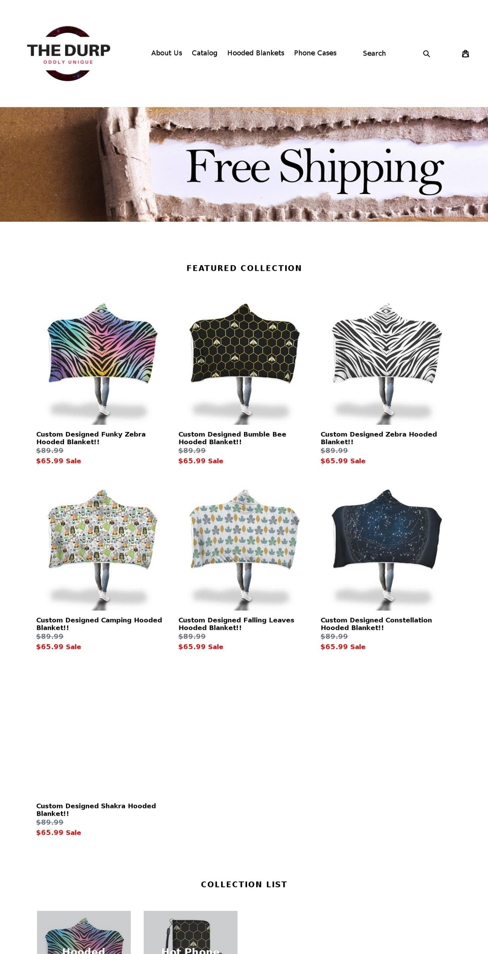 thedurpstore.com — Shopify storefront screenshot