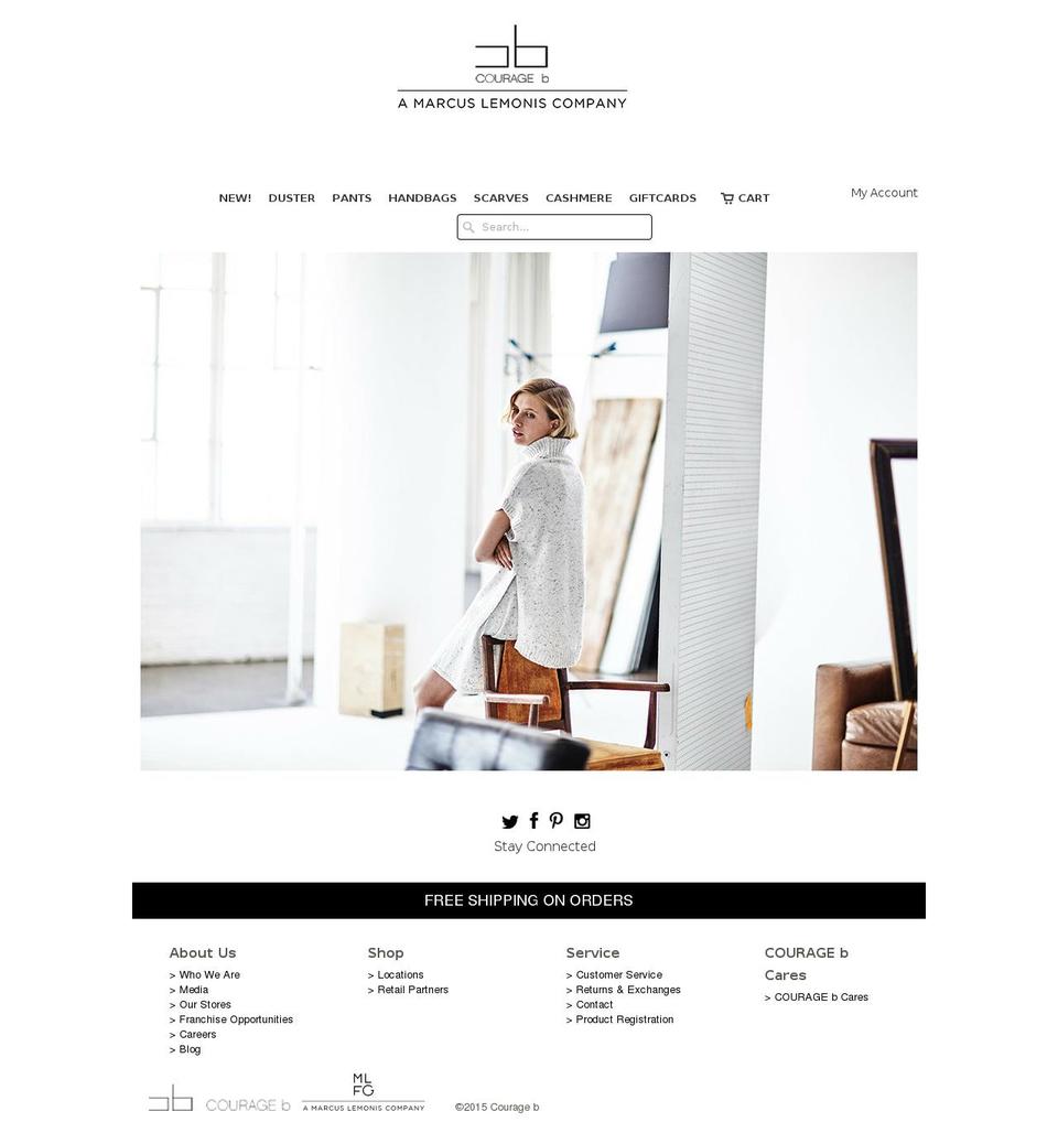 courageb-new Shopify theme site example theduster.com