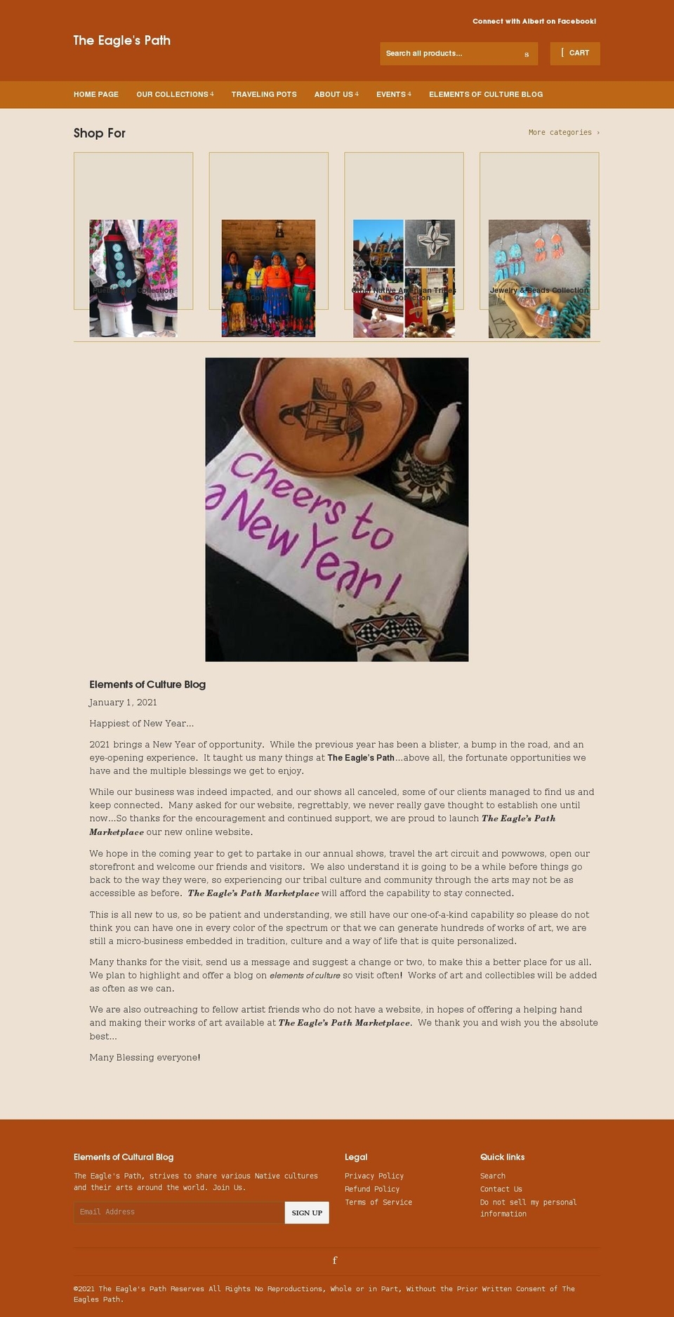 theeaglespath.com shopify website screenshot