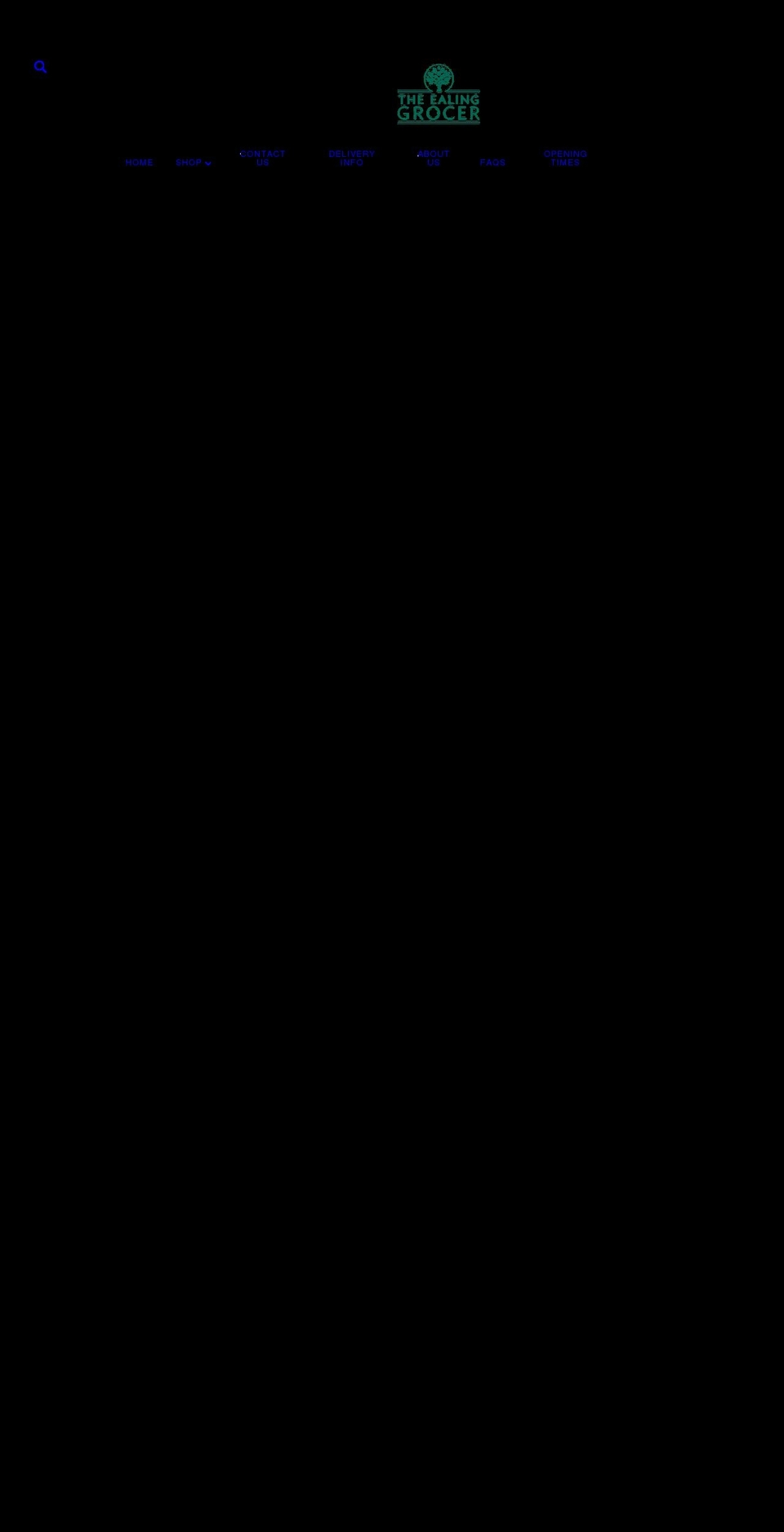 theealinggrocer.com shopify website screenshot
