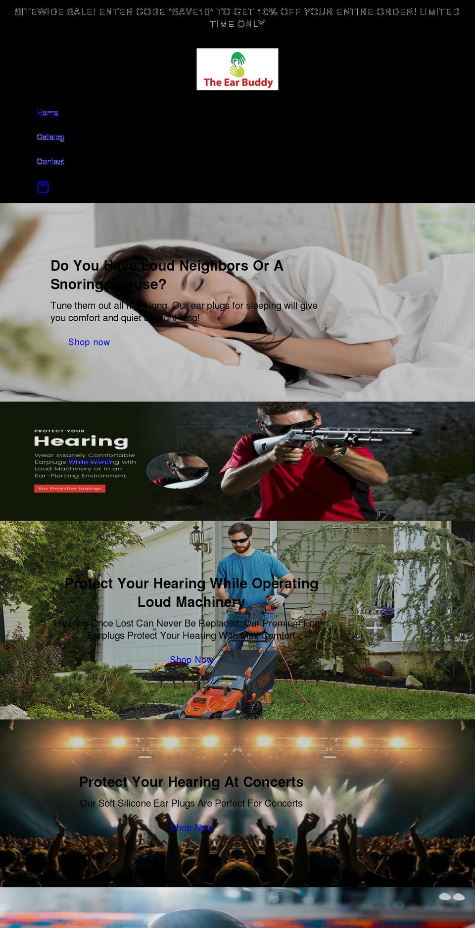 theearbuddy.com shopify website screenshot