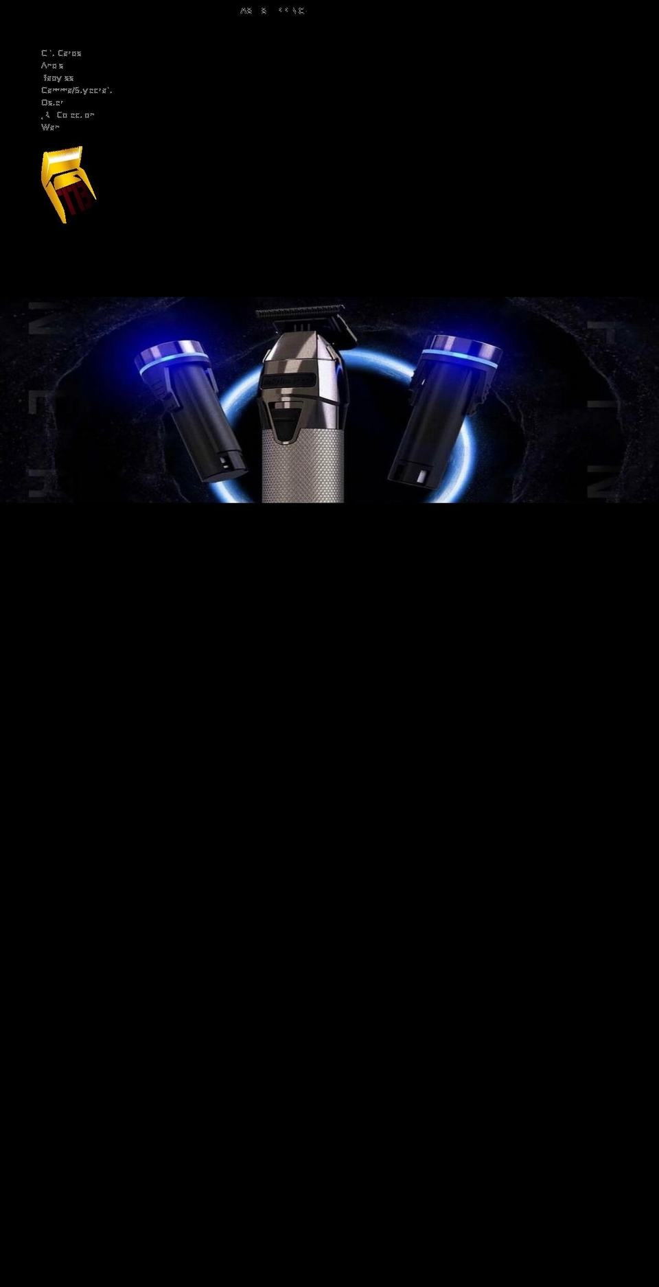 theebladestore.com shopify website screenshot