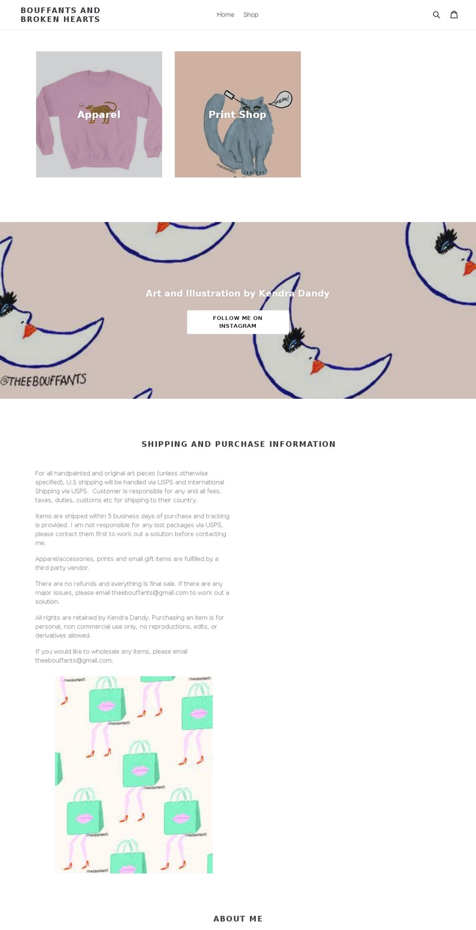theebouffants.com shopify website screenshot