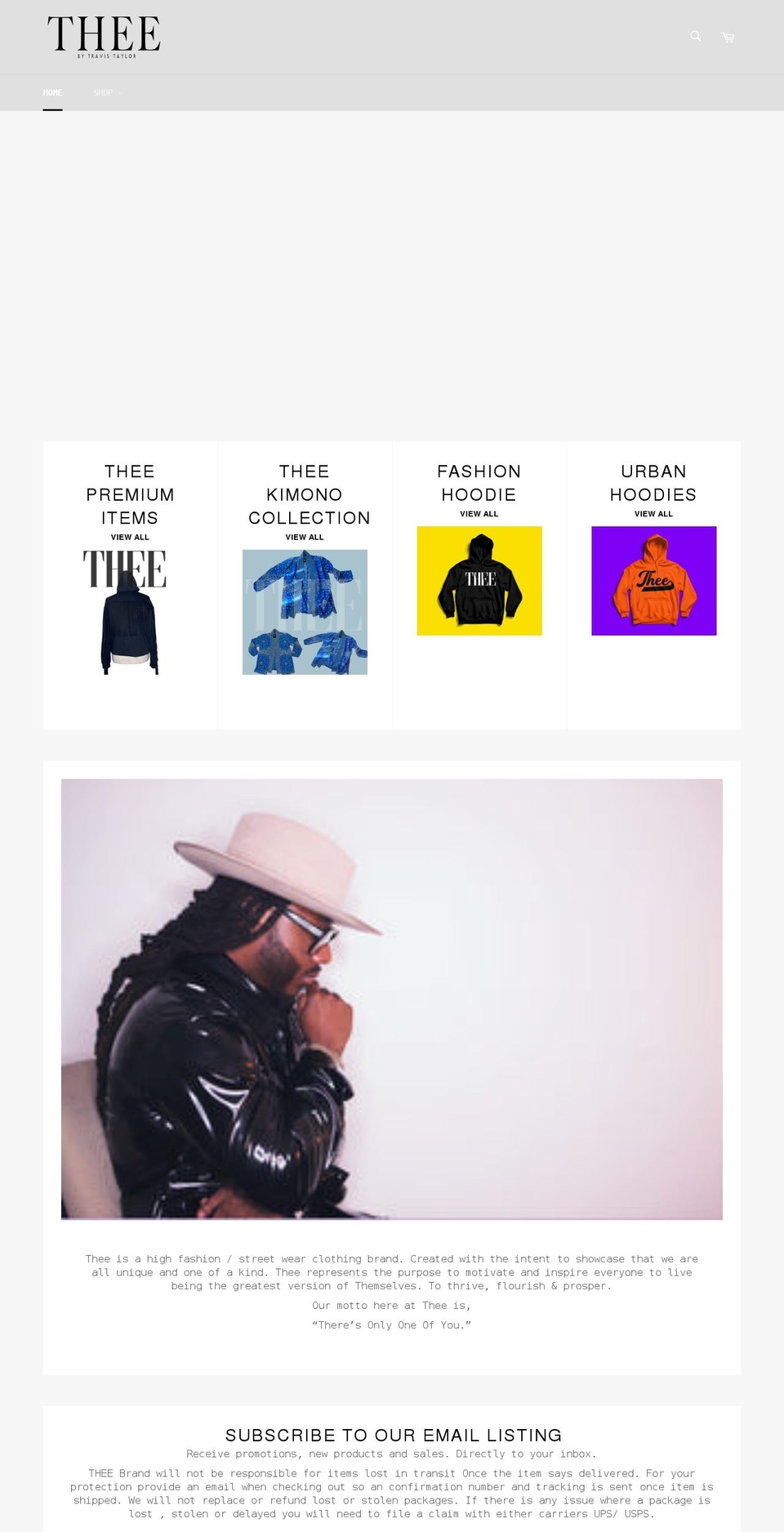 theebytravistaylor.com shopify website screenshot