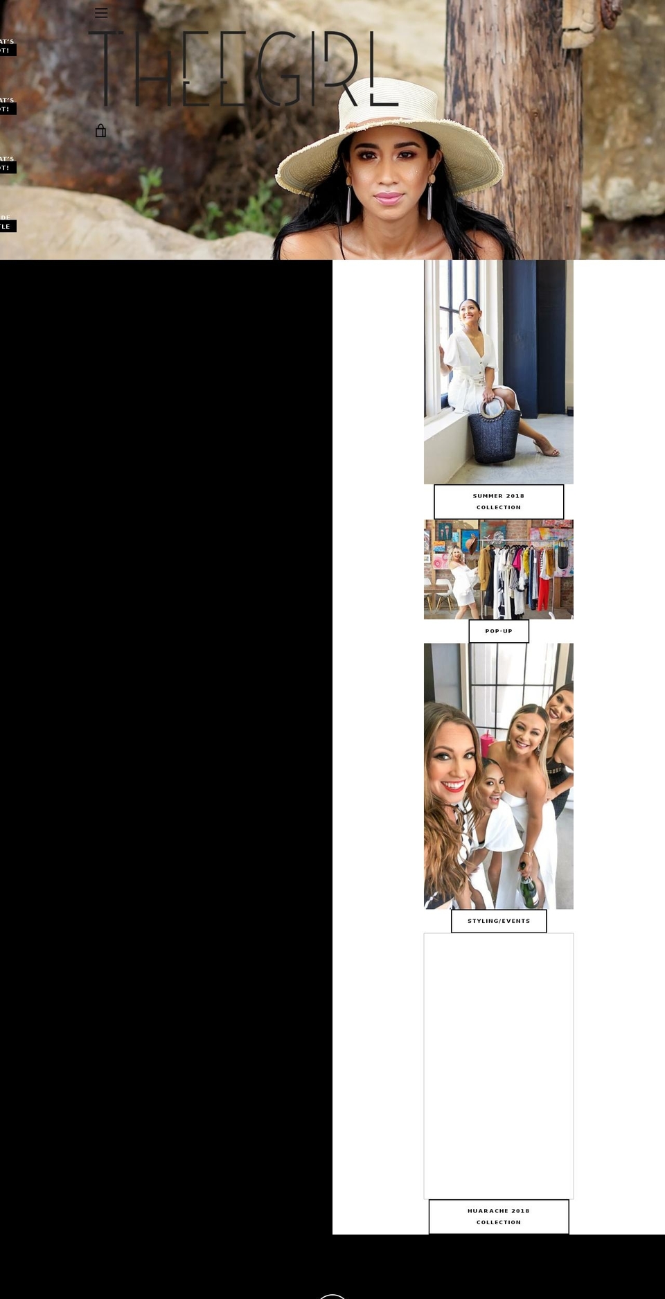 theegirl.com — Shopify storefront screenshot