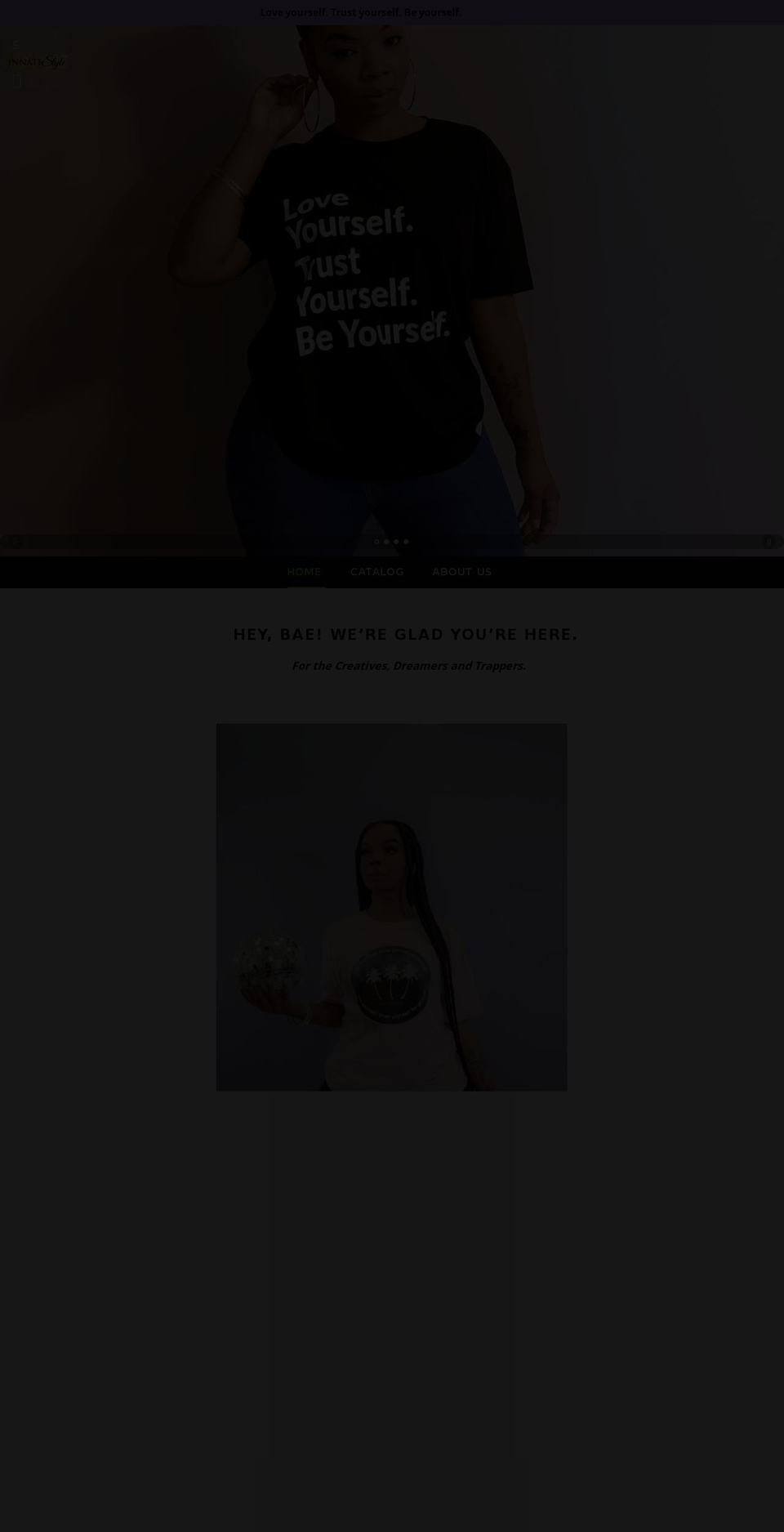 theeinnatestyle.com shopify website screenshot