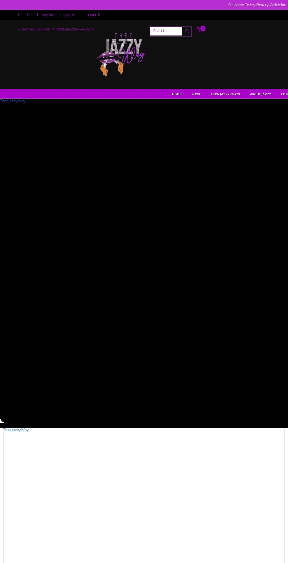 theejazzyway.com shopify website screenshot