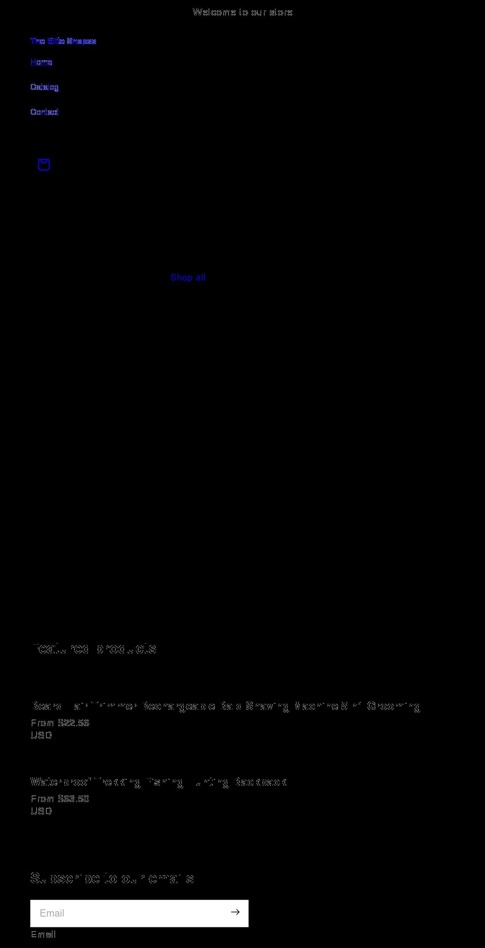 theeliteshops.com — Shopify storefront screenshot