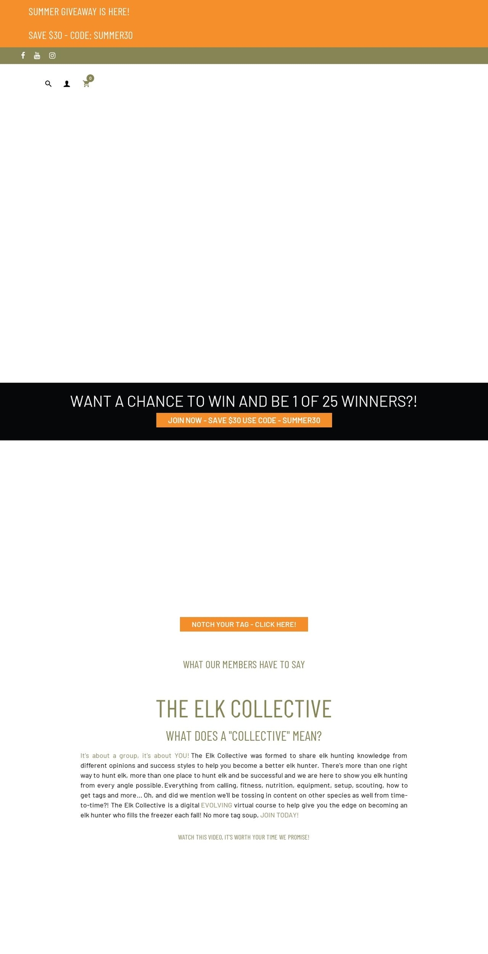 theelkcollective.com shopify website screenshot