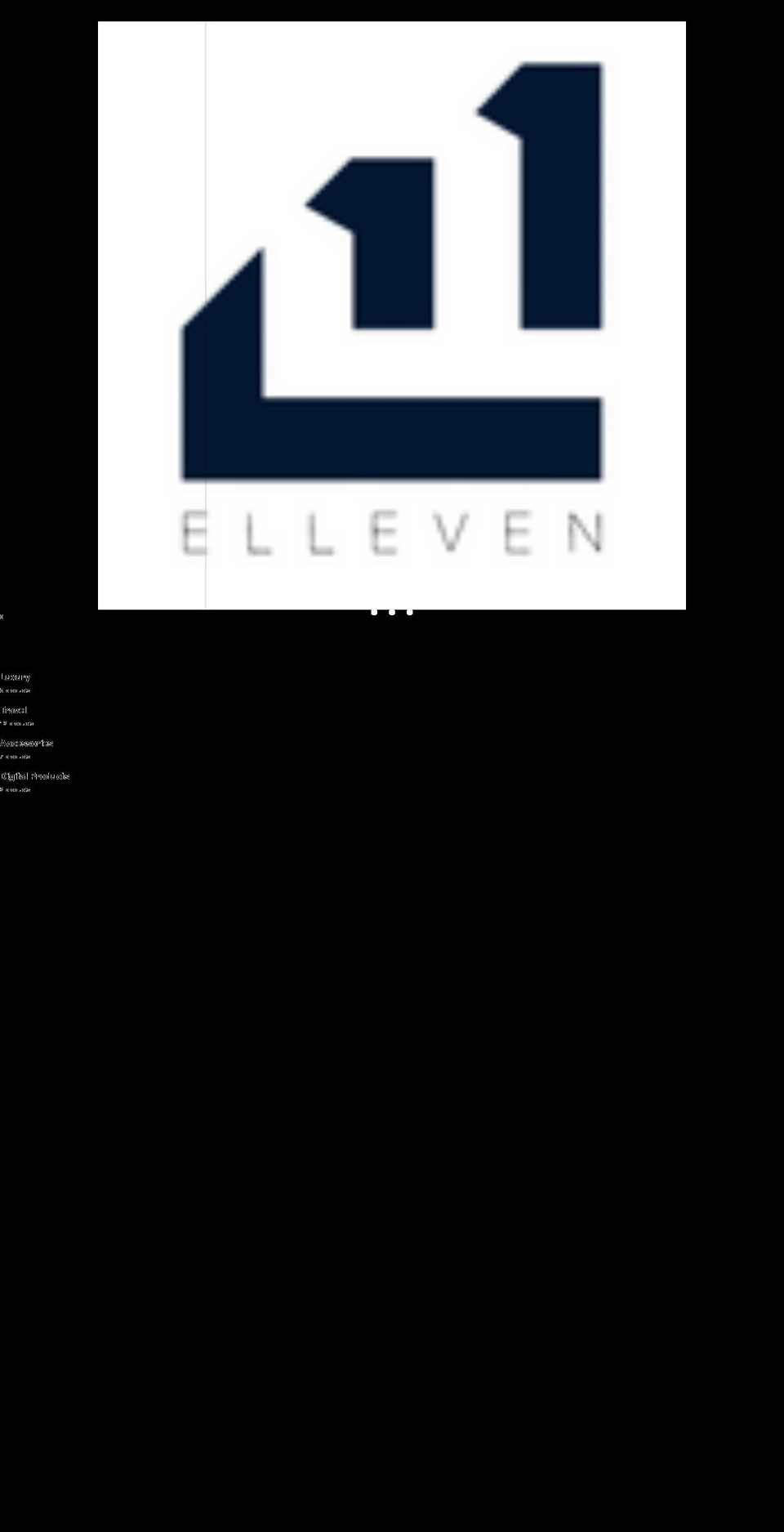 NEW with Installments message Shopify theme site example theellevenbrand.com