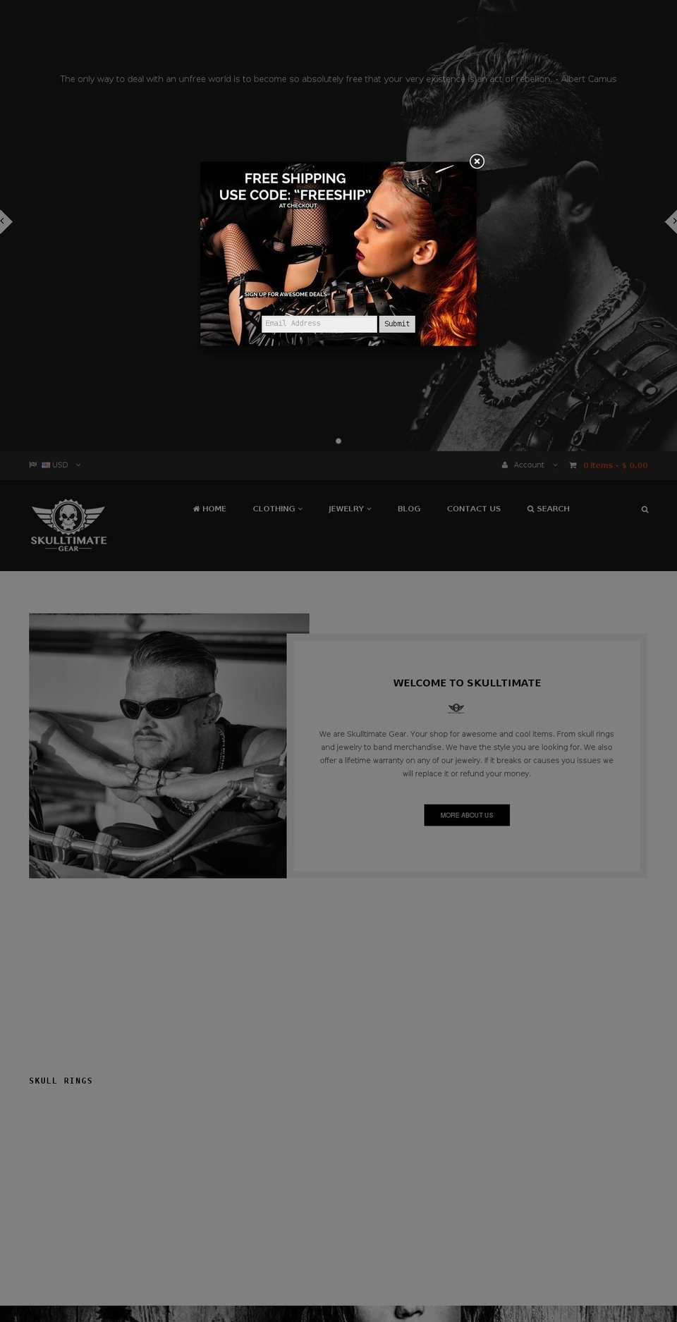 theemoscene.com shopify website screenshot
