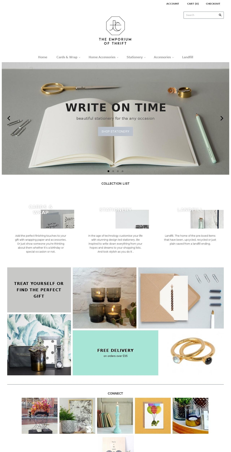 Emporium Shopify theme site example theemporiumofthrift.com