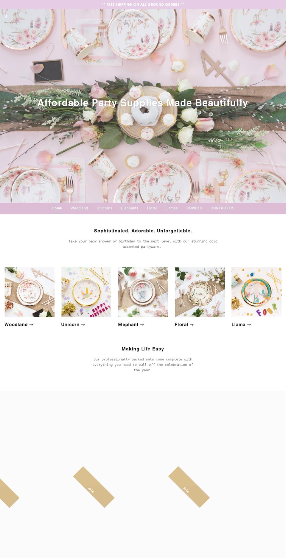 theenchantedcompany.com shopify website screenshot
