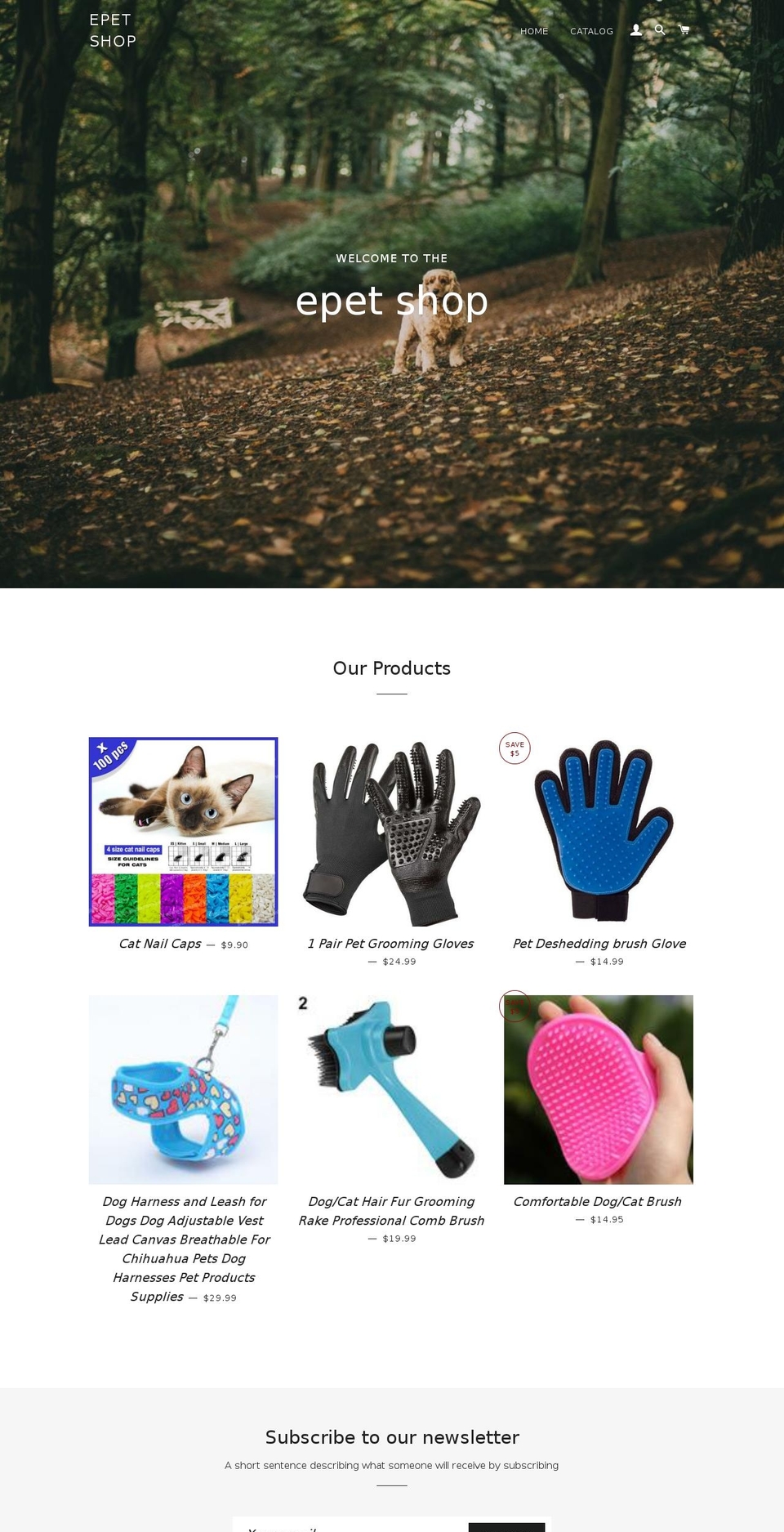 theepetplace.com — Shopify storefront screenshot