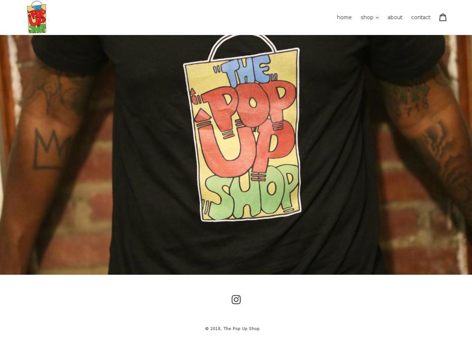 theepopupshop.com — Shopify storefront screenshot