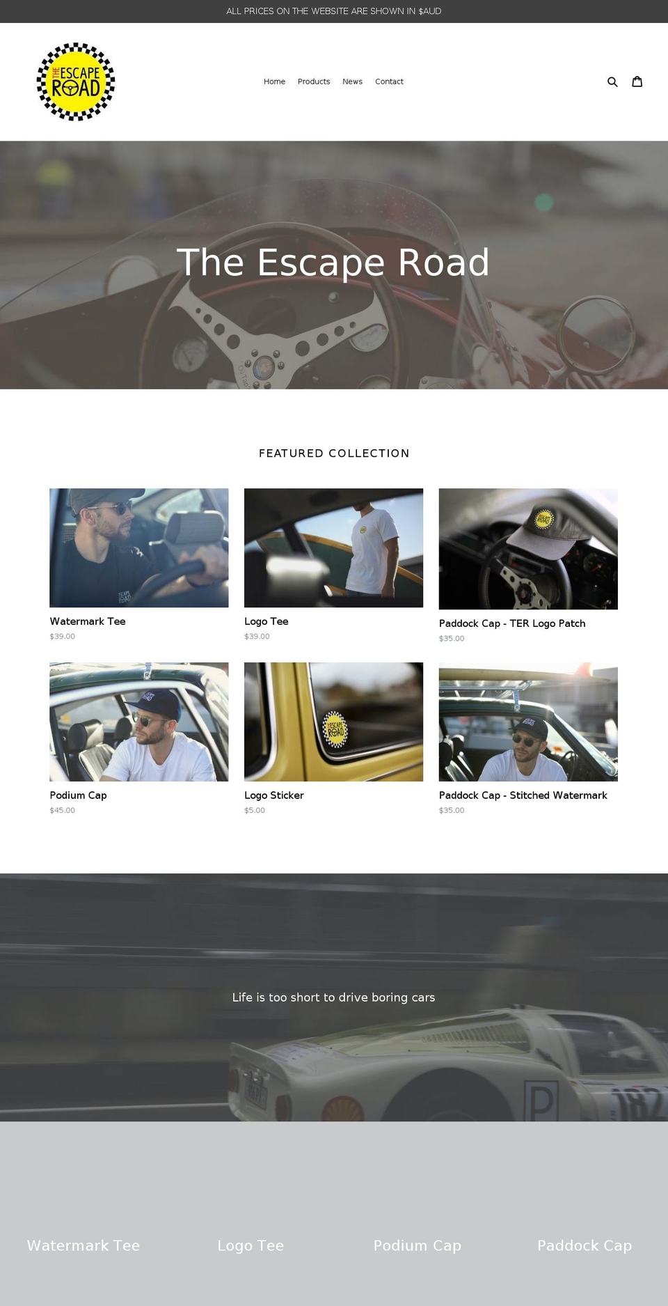 theescaperoad.com — top Shopify store