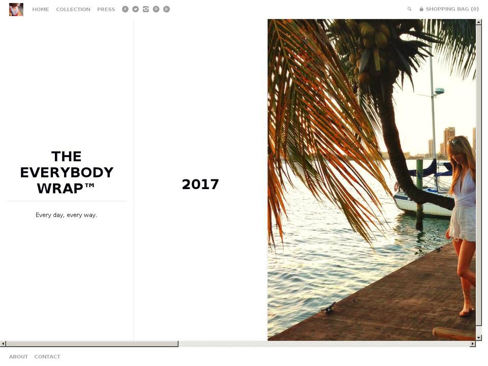 theeverybodywrap.com shopify website screenshot