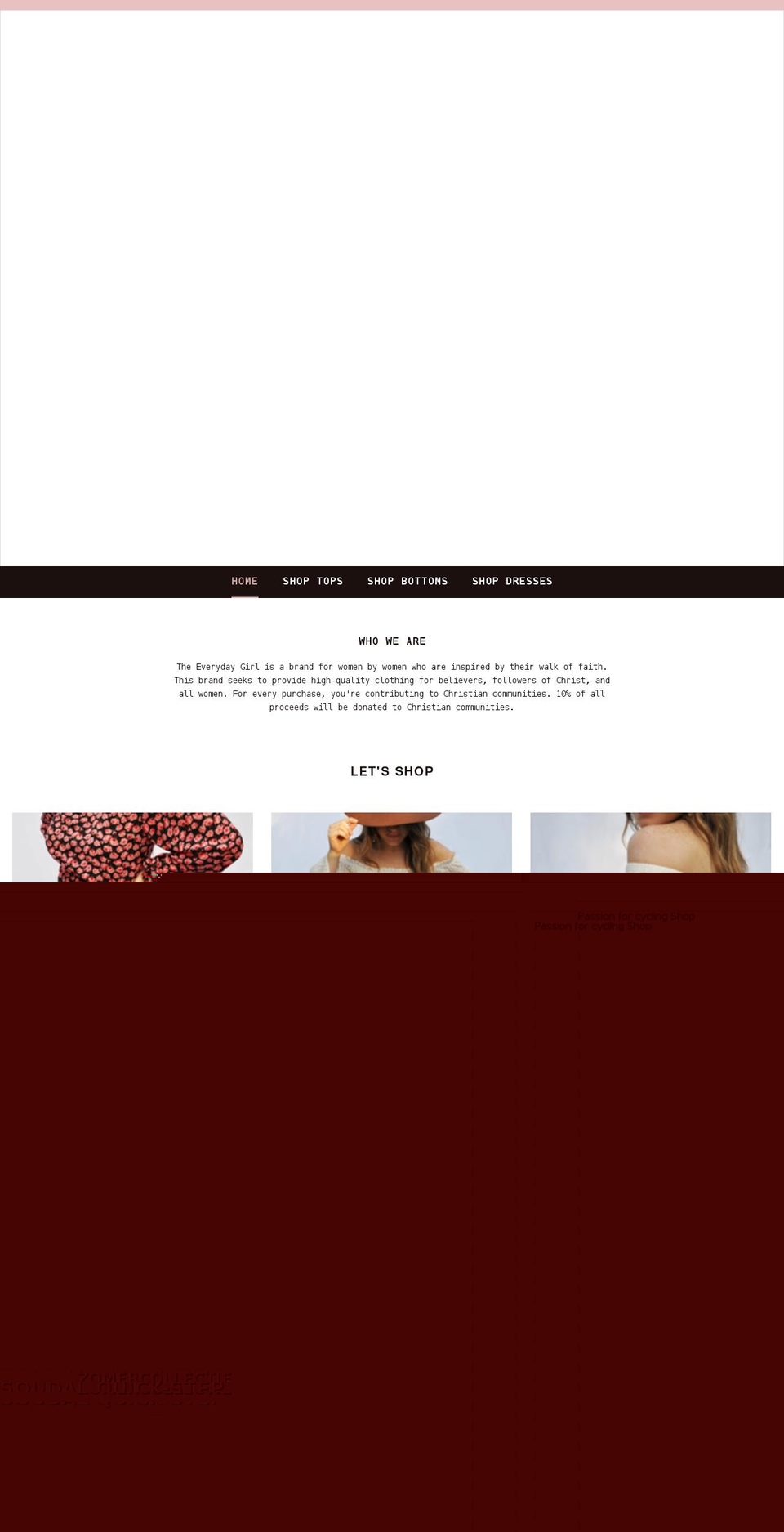 theeverydaygirl.co shopify website screenshot