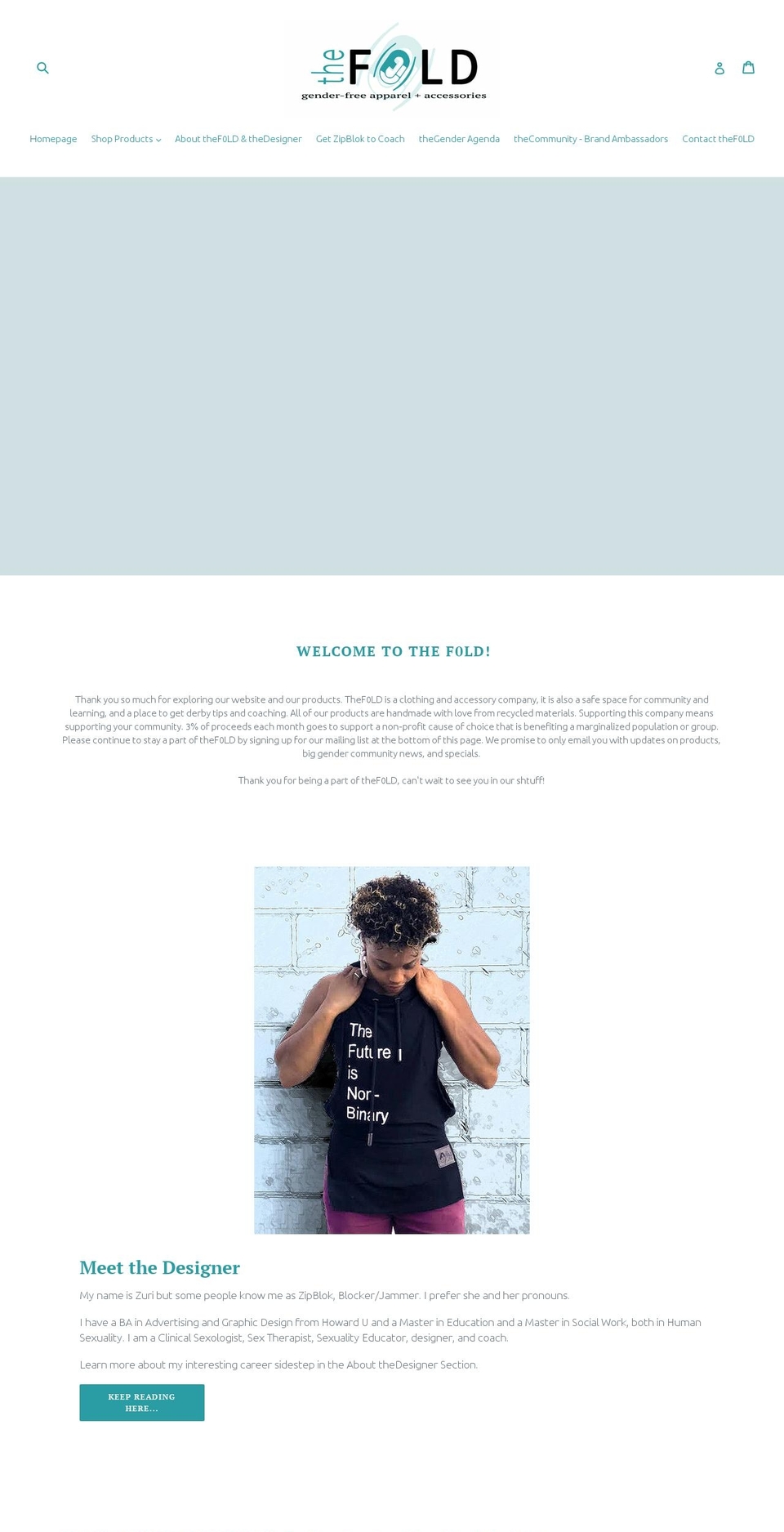 thef0ld.myshopify.com shopify website screenshot