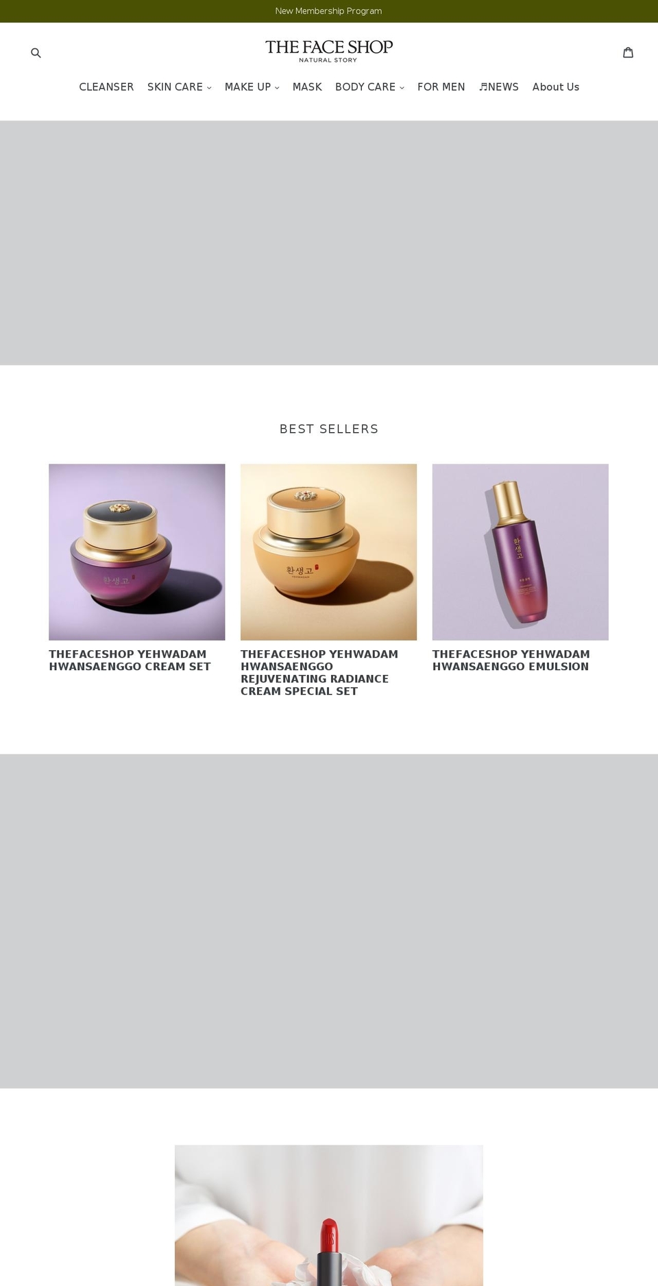 thefaceshopqld.com.au shopify website screenshot