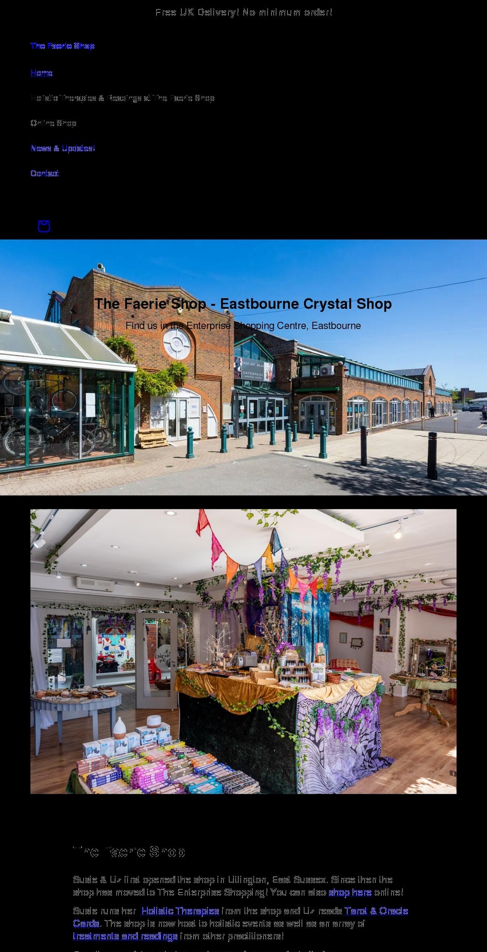 thefaeriesoflitlington.com shopify website screenshot