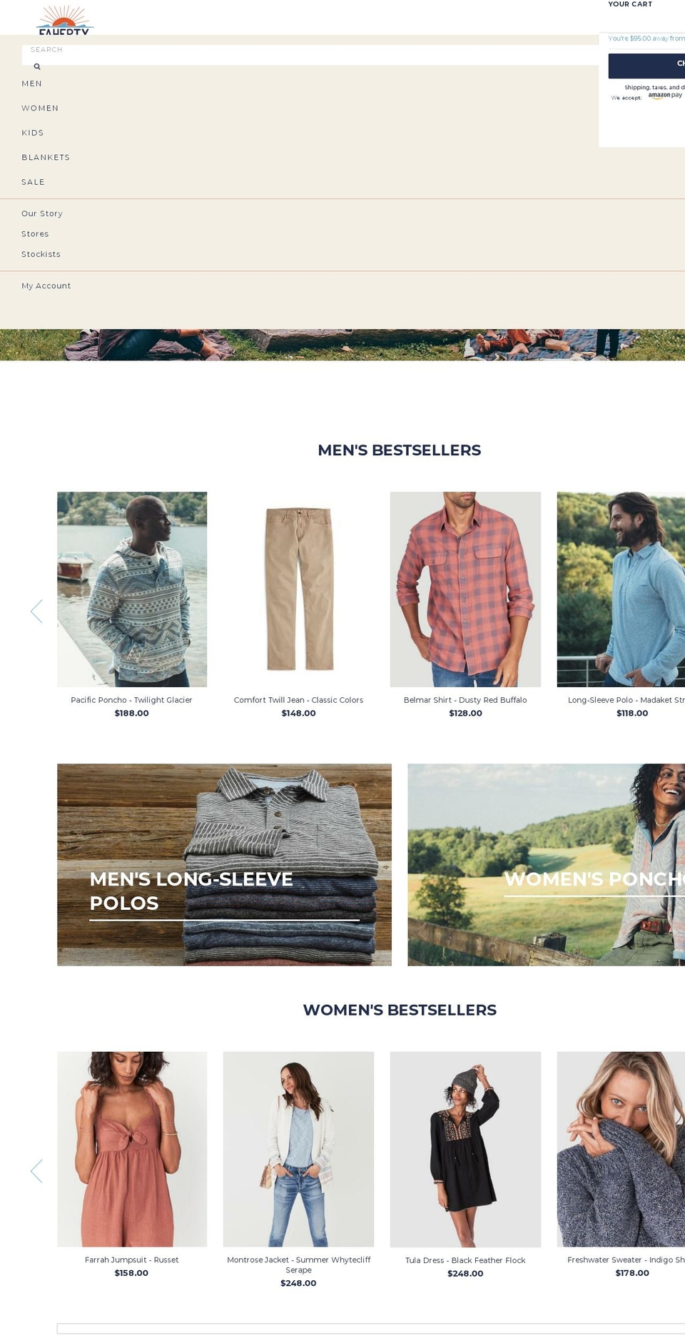 Production | BVA Shopify theme site example thefahertybrand.com