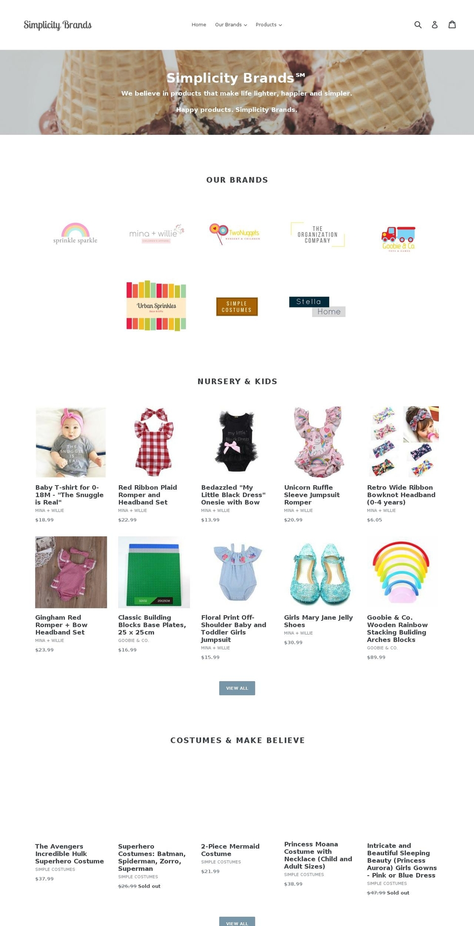 thefairyco.com — Shopify storefront screenshot