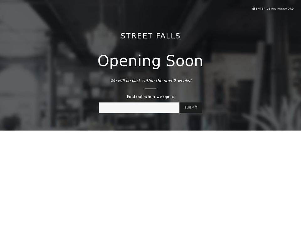 thefallsapparel.com shopify website screenshot