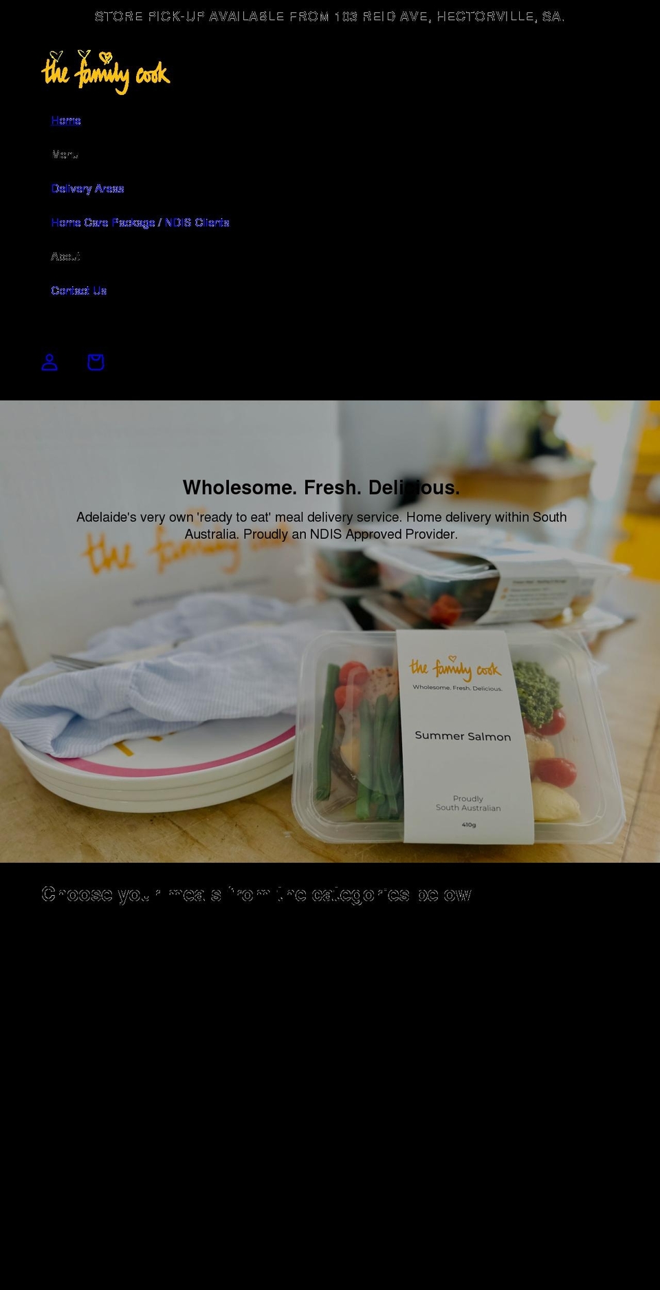 thefamilycook.com.au shopify website screenshot