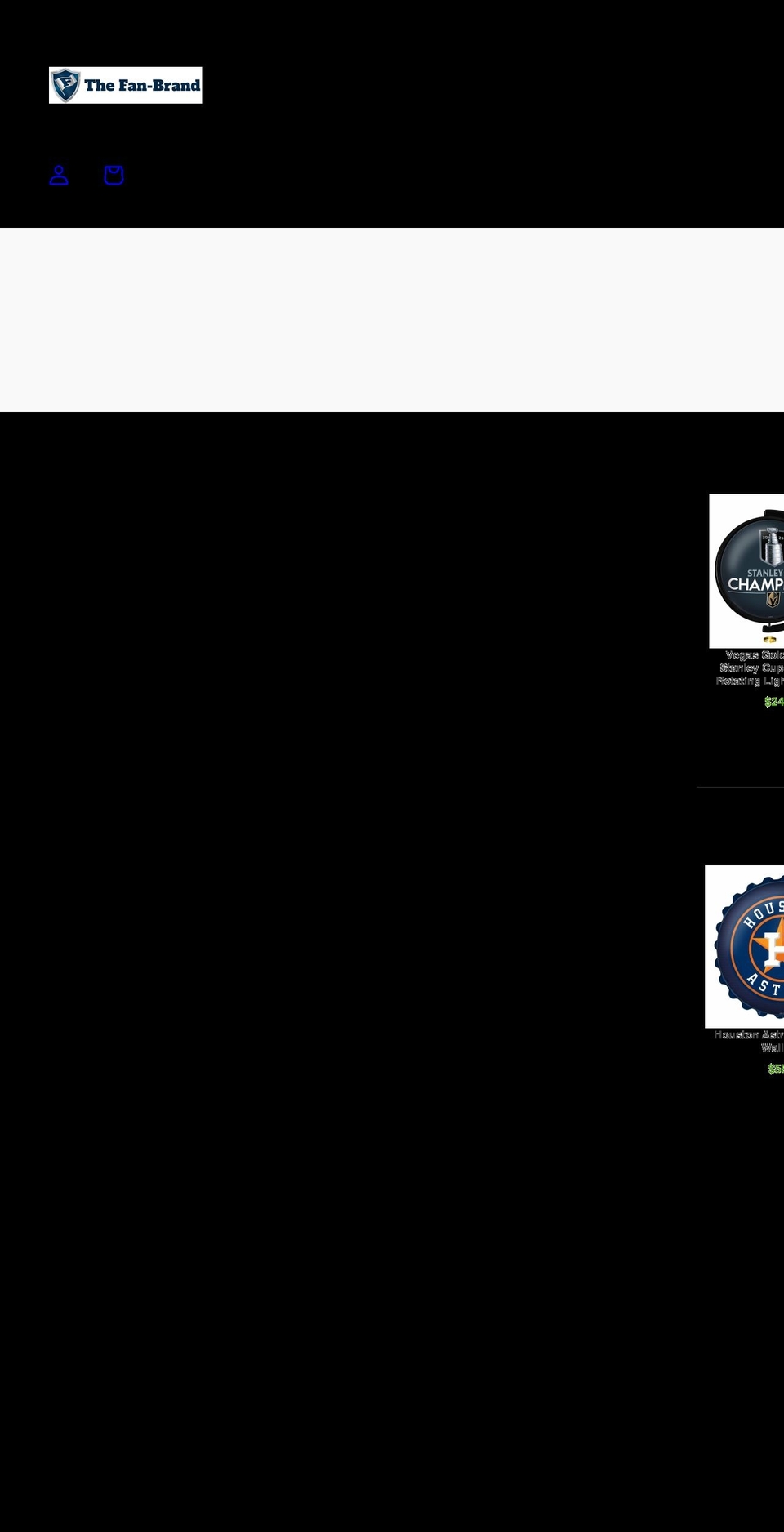 thefan-brand.com shopify website screenshot