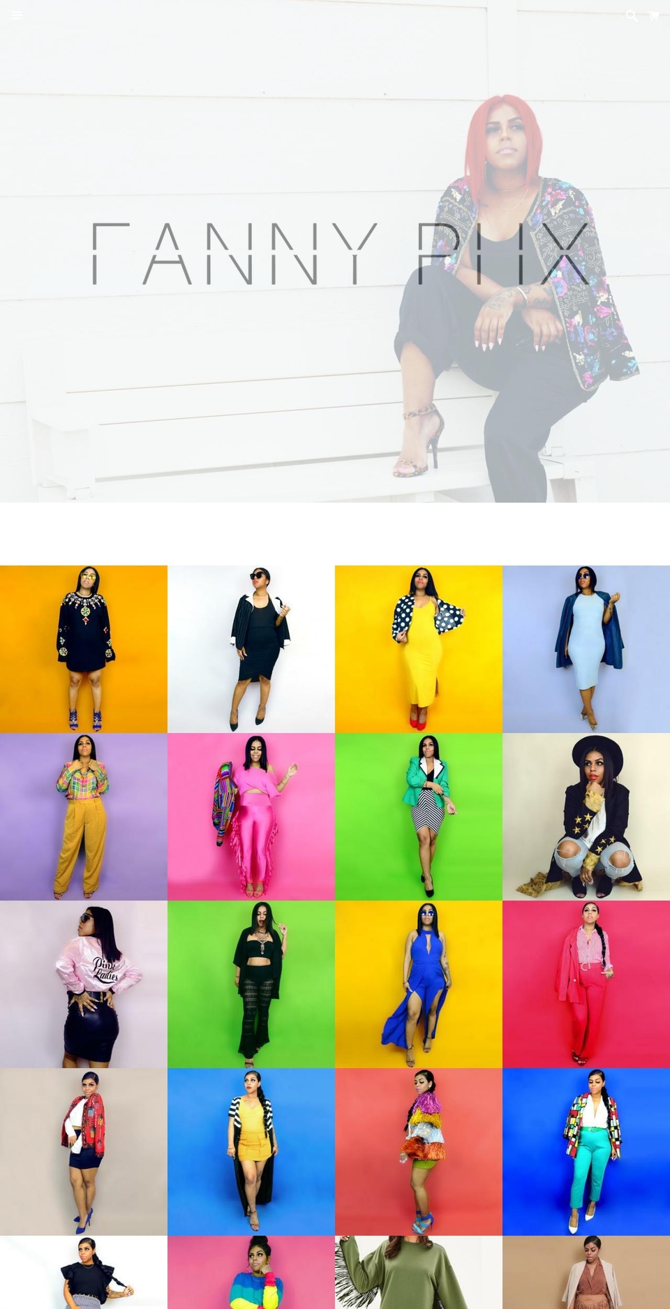 thefannyphx.com — Shopify storefront screenshot