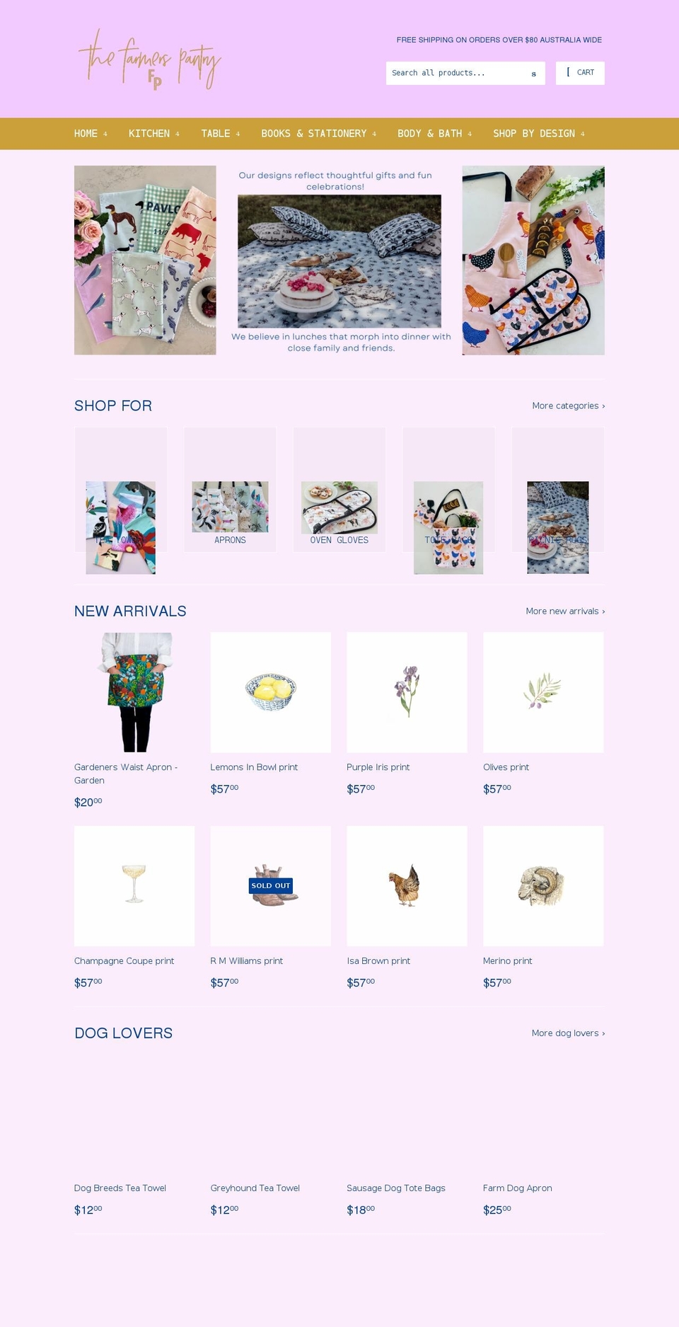 thefarmerspantry.com.au shopify website screenshot