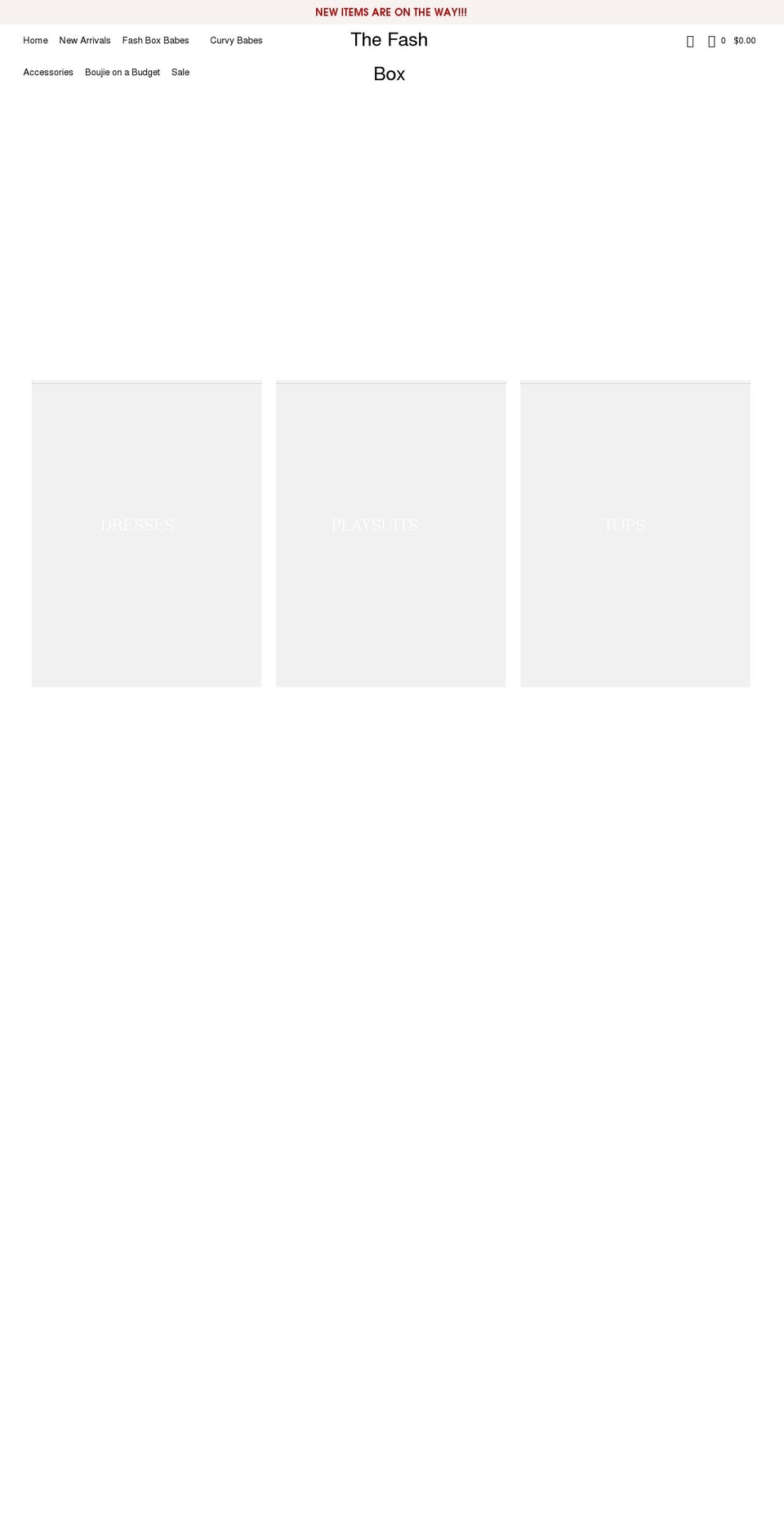 thefashbox.com — Shopify storefront screenshot