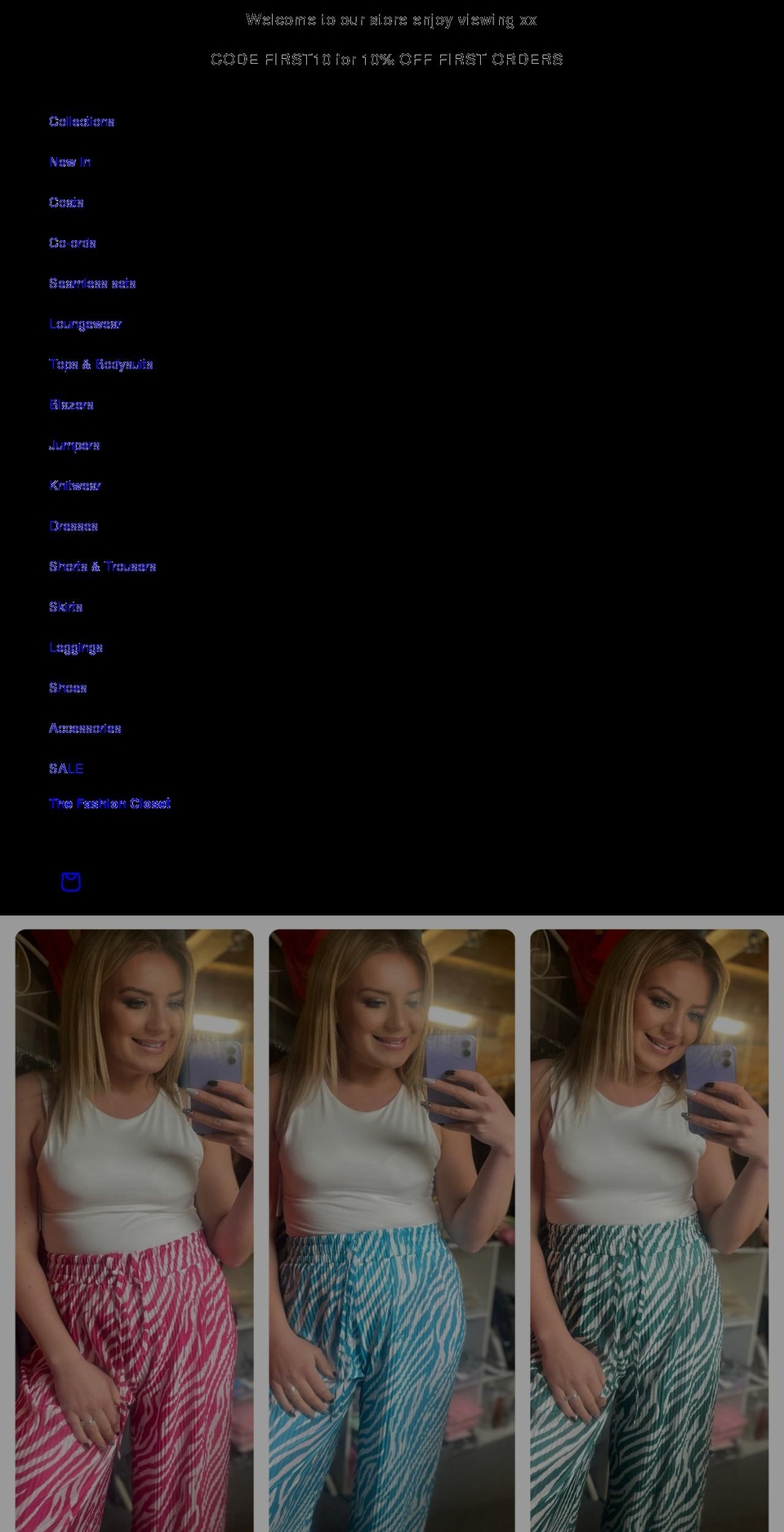 thefashion-closet.com shopify website screenshot