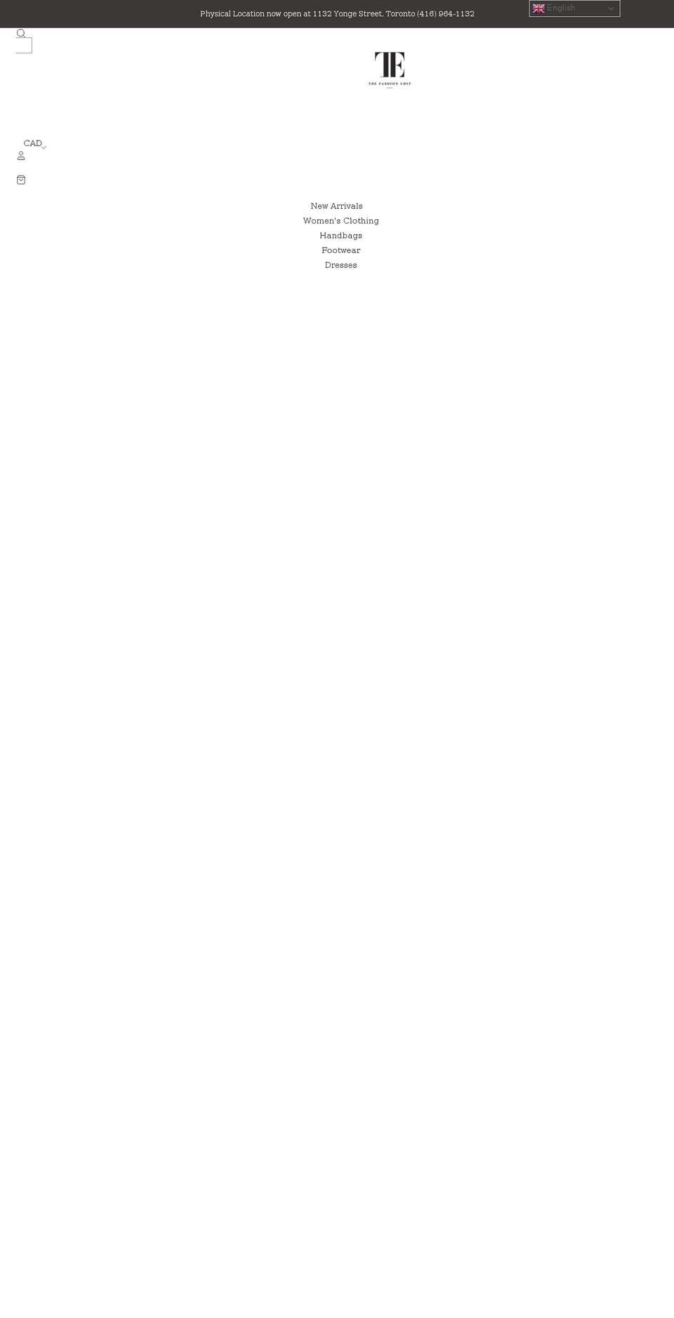 thefashionedit.com shopify website screenshot