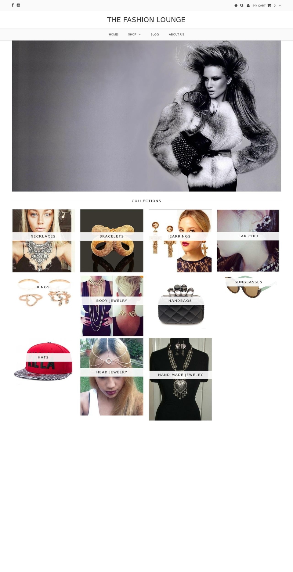 thefashionloungeonline.com shopify website screenshot