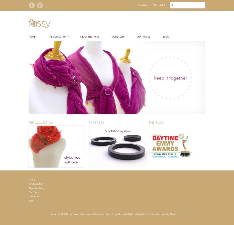 thefassy.com shopify website screenshot