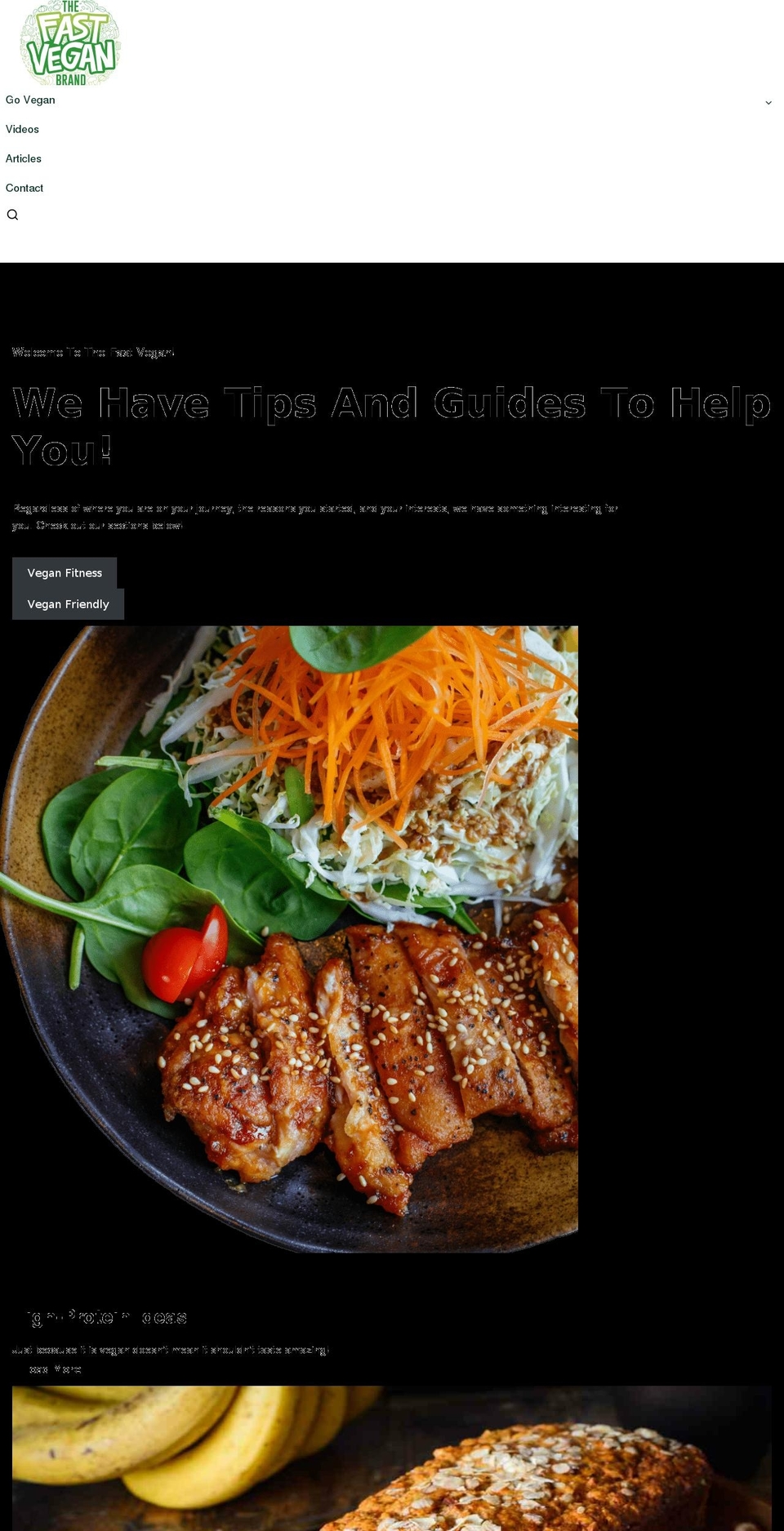 thefastvegan.com shopify website screenshot