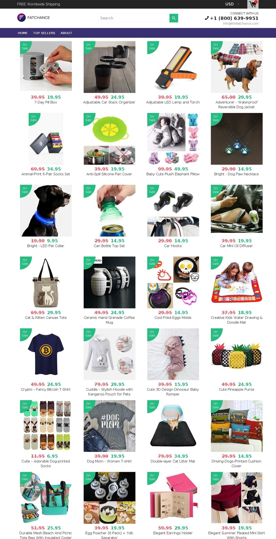 thefatchance.com shopify website screenshot