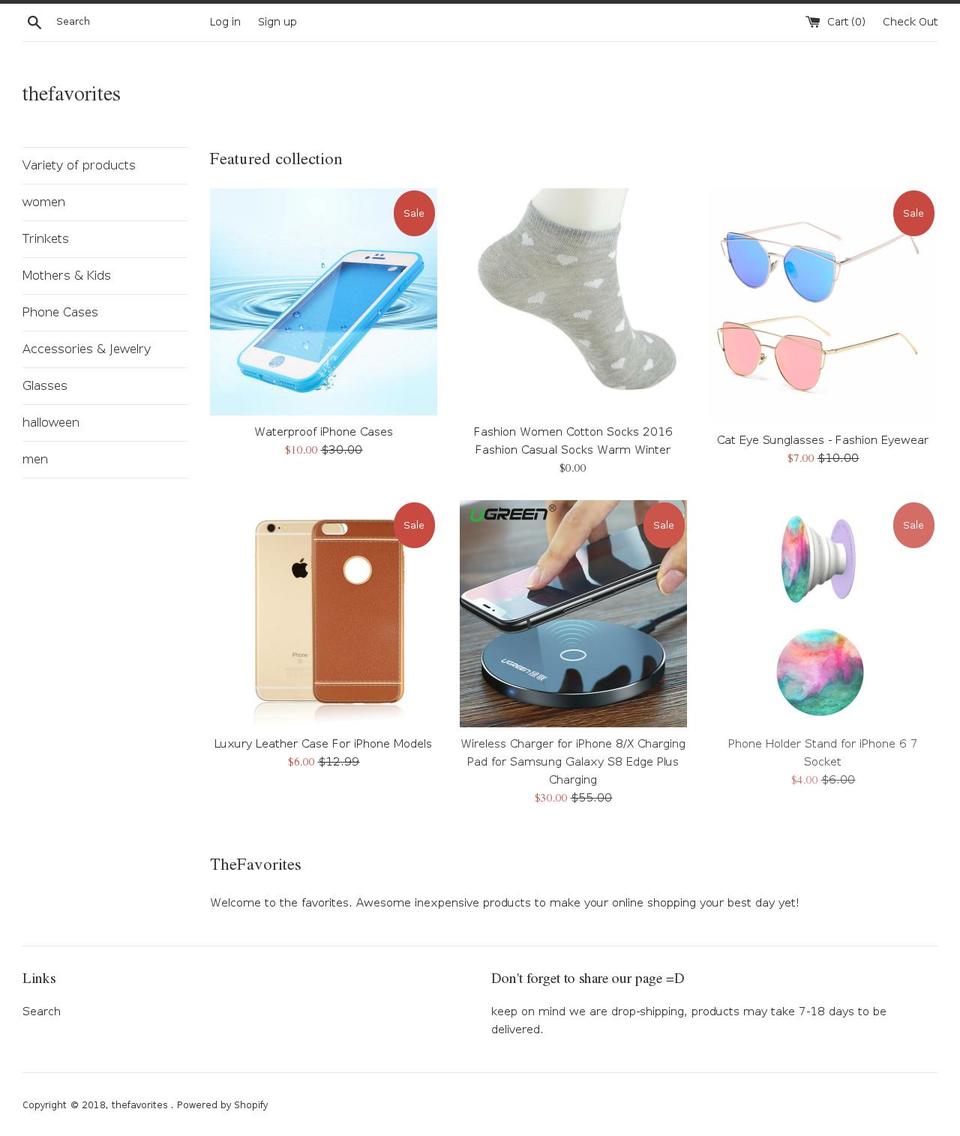thefavoritesmerge.com — Shopify storefront screenshot
