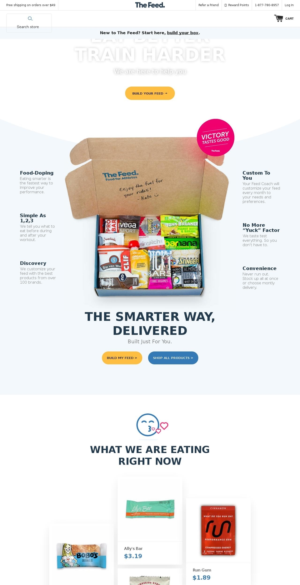 thefeedx.com shopify website screenshot