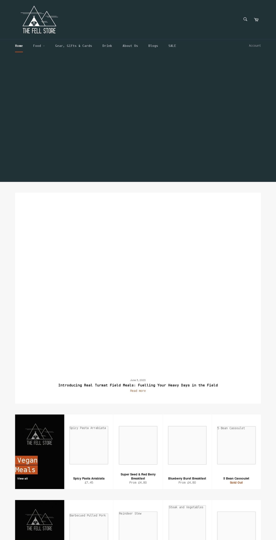 thefellstore.com shopify website screenshot