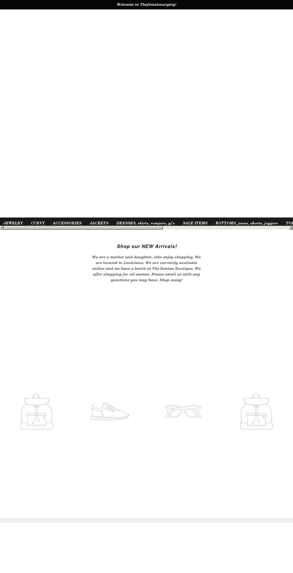 thefemalesurgery.com shopify website screenshot