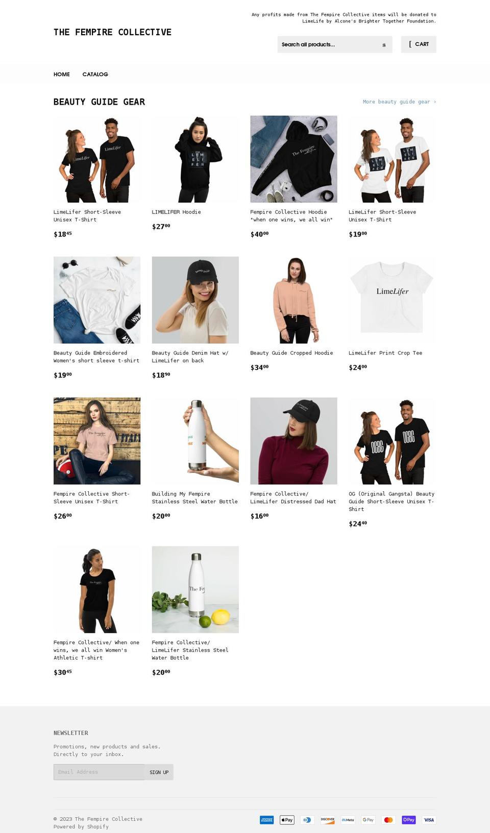 thefempirecollective.com shopify website screenshot