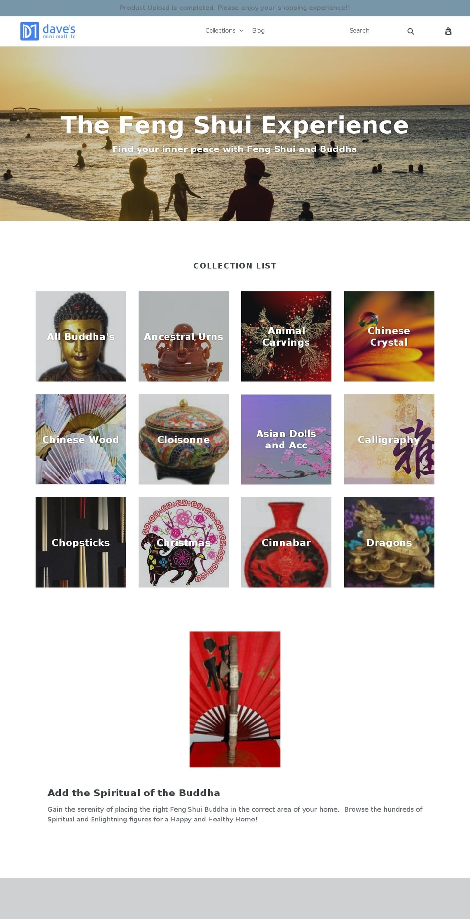 thefengshuiexperience.com shopify website screenshot