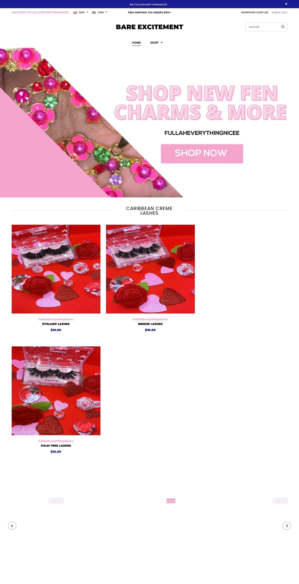 thefenshop.com shopify website screenshot