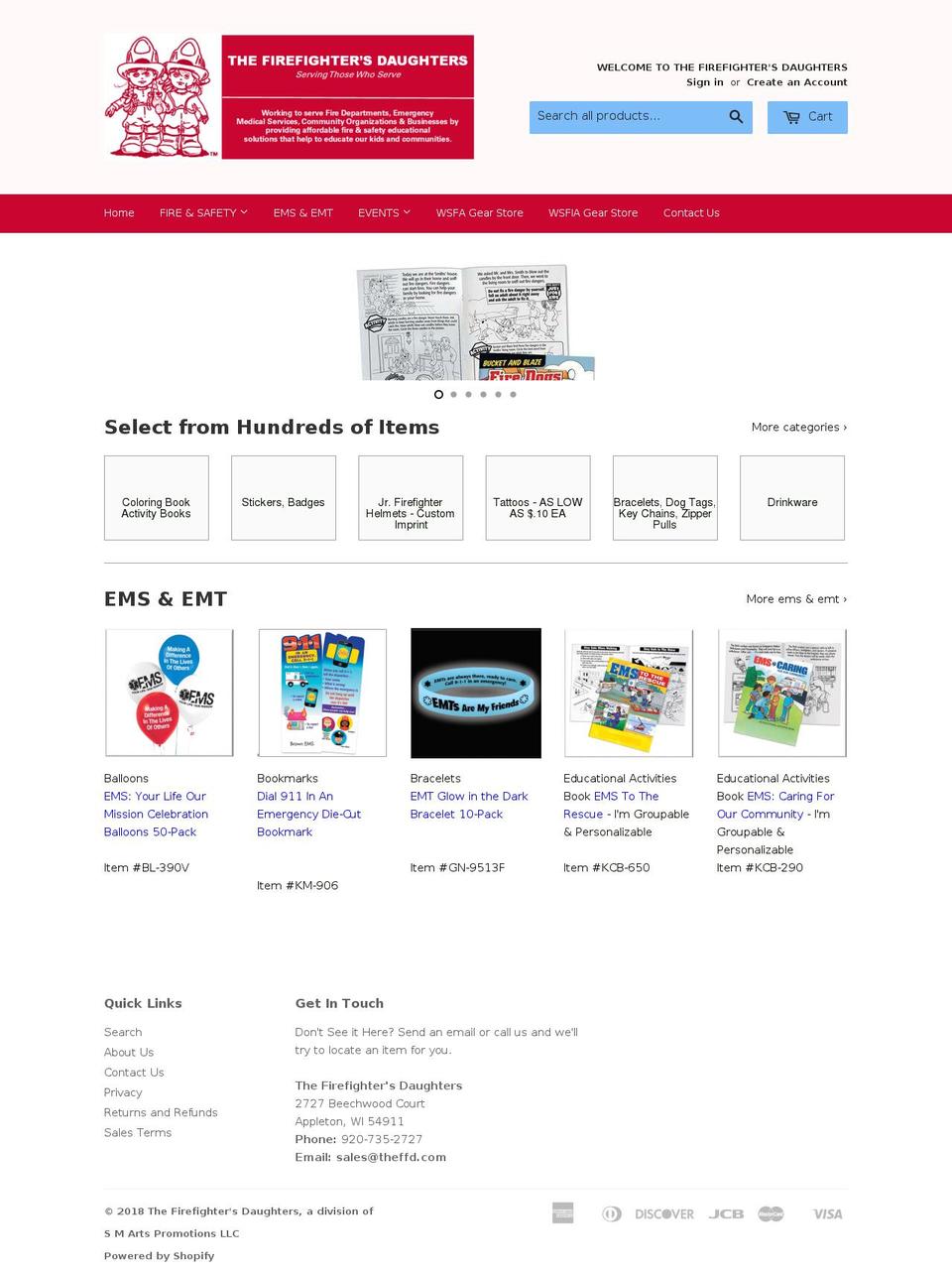 theffd.com — Shopify storefront screenshot