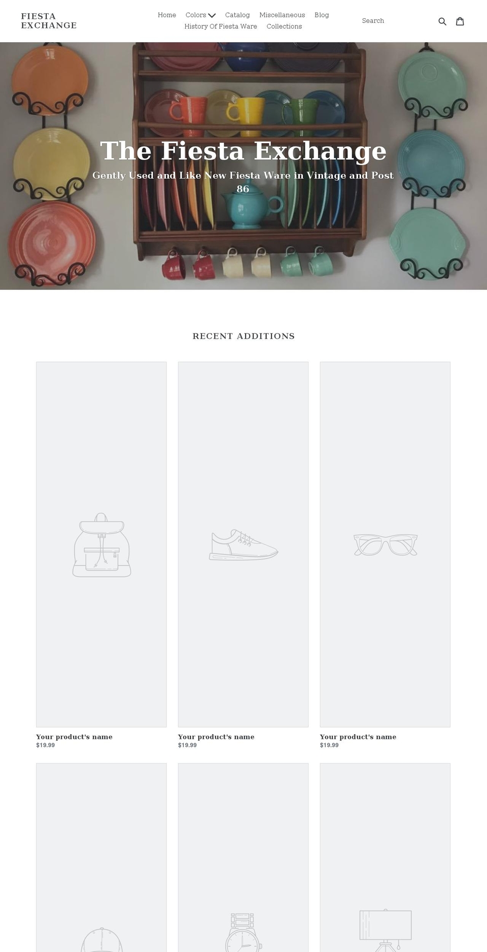 thefiestaexchange.com shopify website screenshot