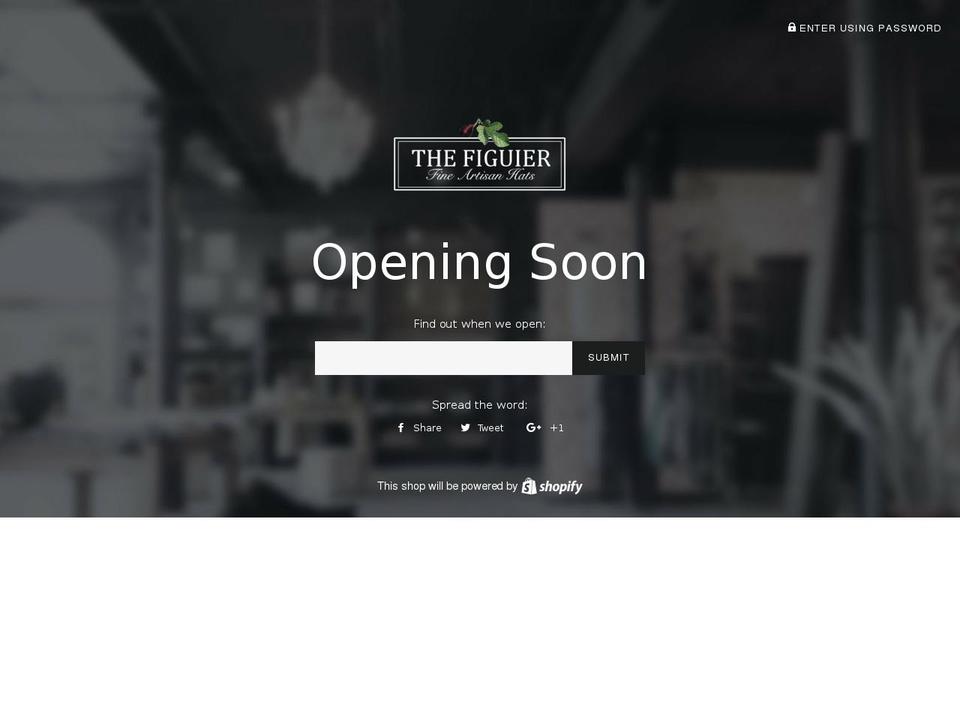 thefiguier.com — Shopify storefront screenshot